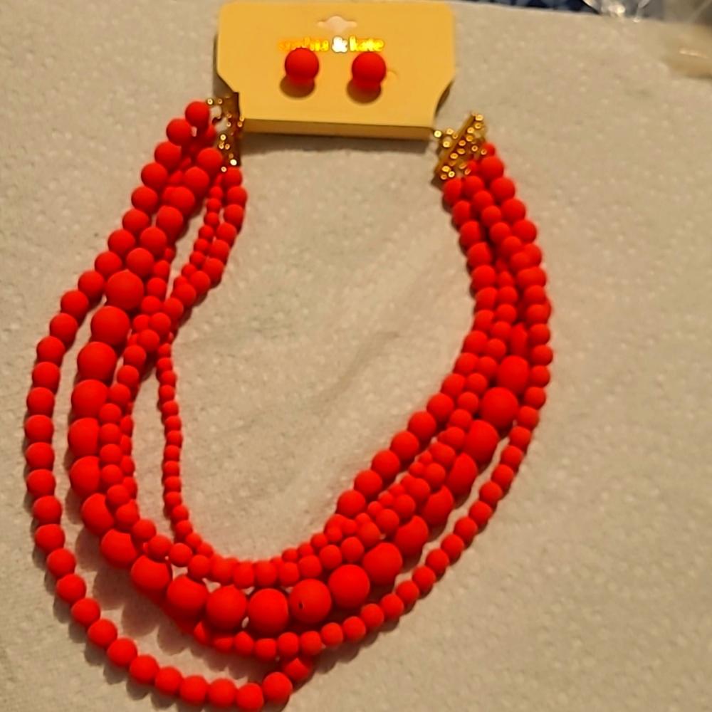 Sofia & Kate necklace and earrings at